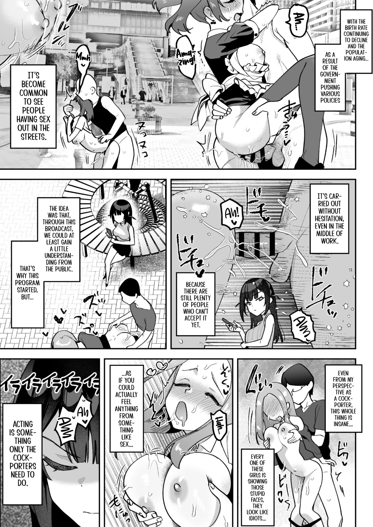 Hentai Manga Comic-Mue-Chan, Penis Gourmet Reporter-Read-14
